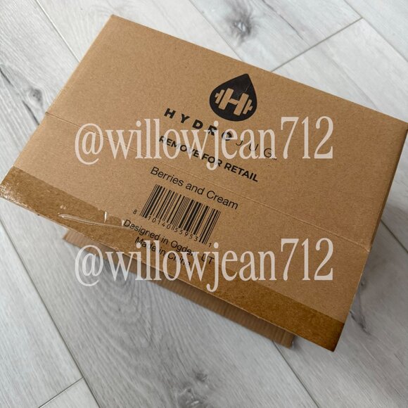 “Berries and Cream" Acta HydroJug 40 oz Traveler Tumbler - Limited Edition - Picture 2 of 12